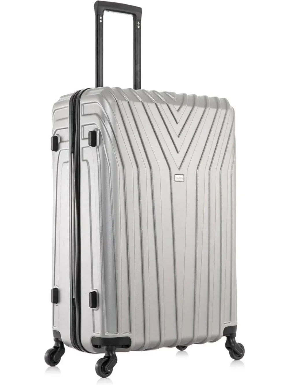 Lightweight 24-Inch Medium Hardside Spinner Luggage - Stylish Grey Travel Bag